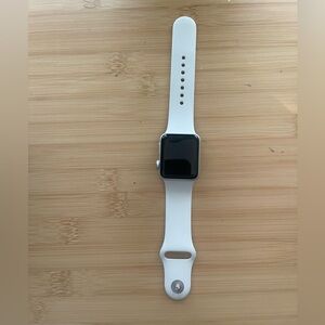 Apple Smartwatch with White Band